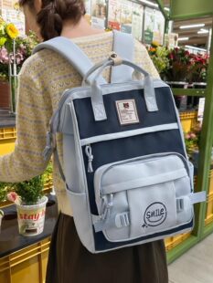 (Cross-border trading), backpack, Japanese fresh shoulder bag, school bag, capacious lock