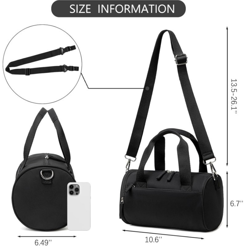 Inventario nuevo transfronterizo de hombro portátil bolsa de ejercicios bolsa de viaje bolsa deportiva bolsa de gran capacidad bolsa de viaje bolsa de cilindro