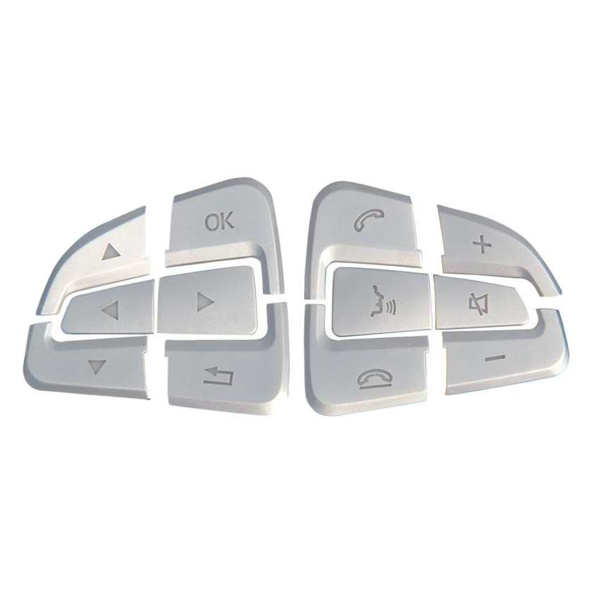 Adecuado para Benz nuevo Clase C GLC GLE GLS GLA CLA CLS modificación interior volante botón pegatinas decorativas