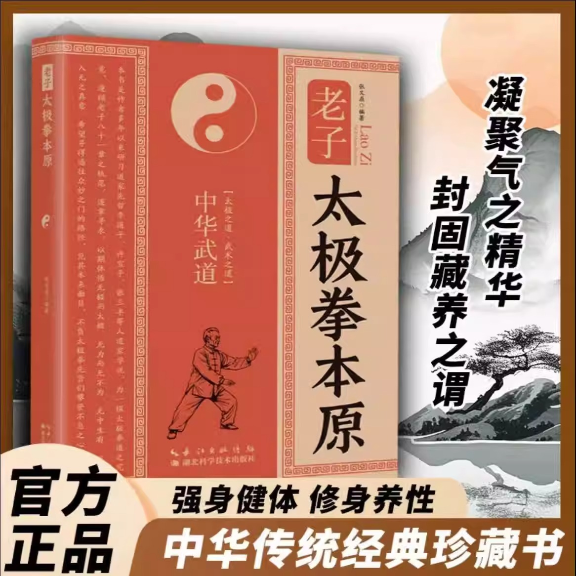 老子太极拳本原 中华武道太极拳核心原理解构强身健体修身养性书