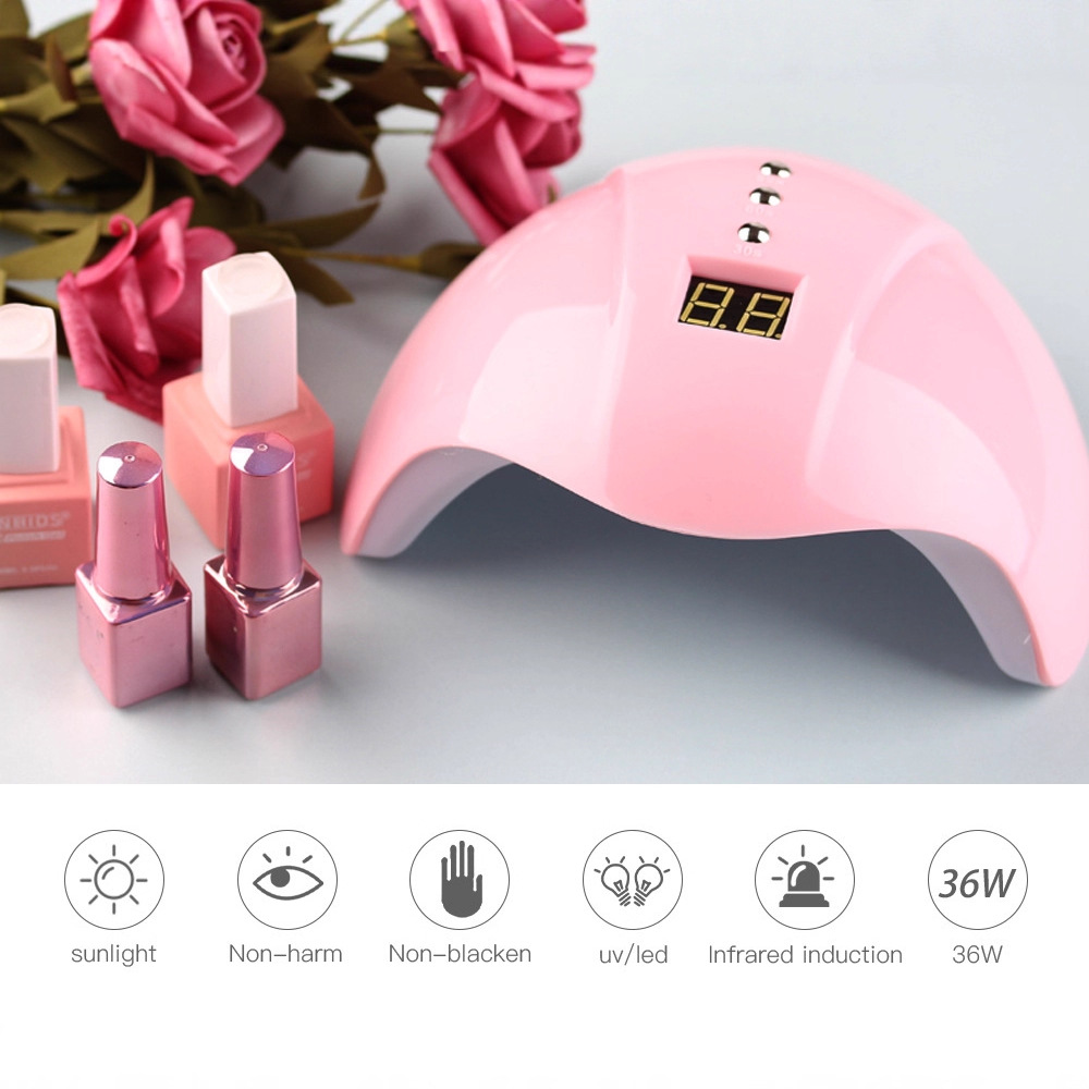 Manicura transfronteriza 36w lámpara de uñas de inducción inteligente LED máquina de fototerapia lámpara de fototerapia USB esmalte de uñas pegamento lámpara de hornear al por mayor