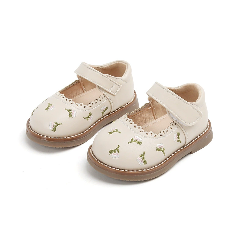麦布熊 Children's shoes for leather shoes, footwear for early age girl's for princess, Korean style