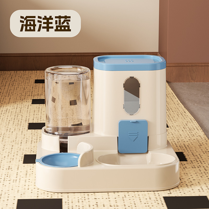 在庫あり 猫ペットフィーダー 自動給餌器 オールインワン 犬猫用ユニバーサルウォーターディスペンサー ペット用品|undefined
