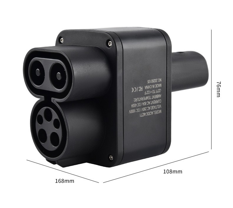 New energy vehicle charging station DC adapter, American standard to Tesla CCS1-NACS conversion adapter