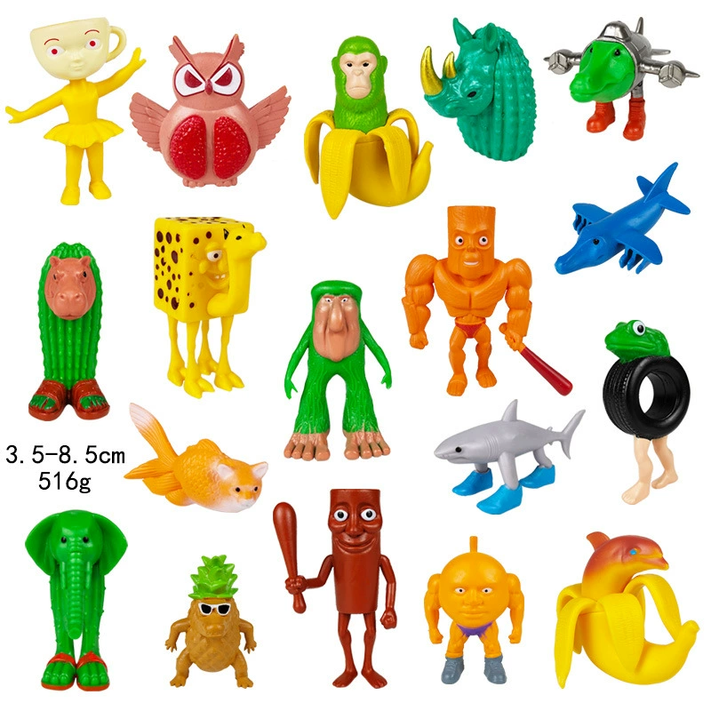 Фигура Шанхай Jing Tralala деревянная палочка-человек, assorted characters, пакет OPP, 0,4 кг