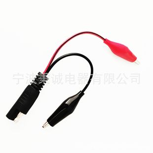 Discount Customized Sae Connector Line Lithium Battery Connection Power Cord Test Fish Clip Line 20Awg Red and Black Parallel Line