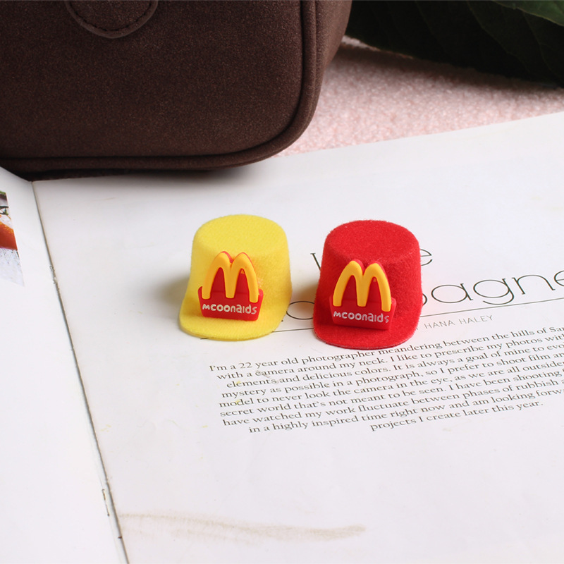 Housedoll accesorios muñeca corbata McDonald sombrero McDonald Highland corbata mini diy image 2