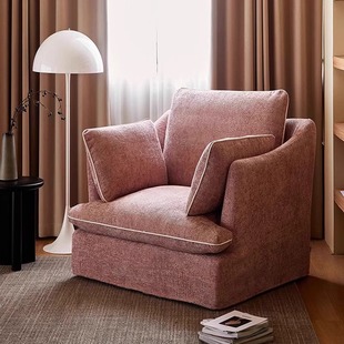 Quiet Chenille Sofa Living Room Large Sitting Deep Single Detachable and Washable Sofa Small Apartment Fabric Imperial Concubine Daylight Couch