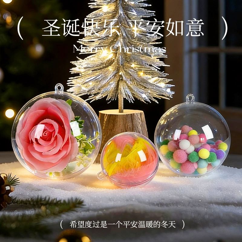 Transparent plastic acrylic foldable pendant handmade, DIY