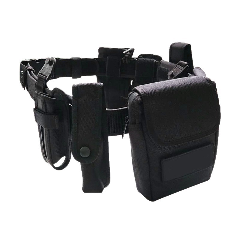 Nuevo conjunto estándar de seis piezas de cinturones multifuncionales, cinturones de servicio, cinturones de patrulla, bolsas de trabajo, bolsas para bastones, bolsas para linternas, bolsas para pulverizadores de agua