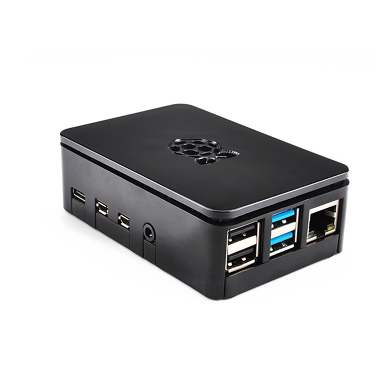 树莓派3代4代Raspberry Pi  3B+ 4B外壳盒子可安装风扇