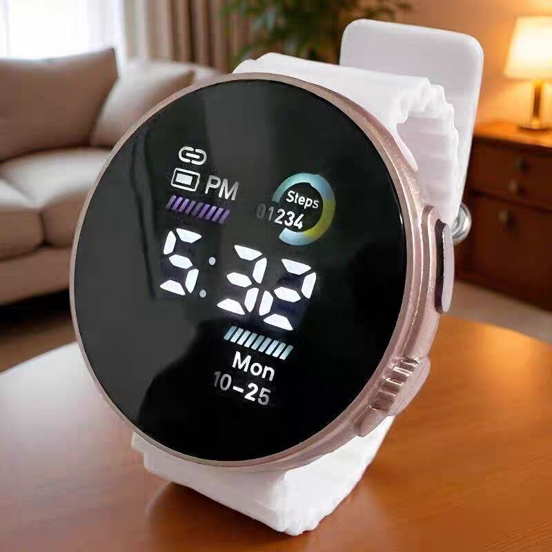 Middle and High School Student Watches, Youth Digital Watches, Men's Sports High-Looking Ins Preppy Style Men's and Women's Time Tables