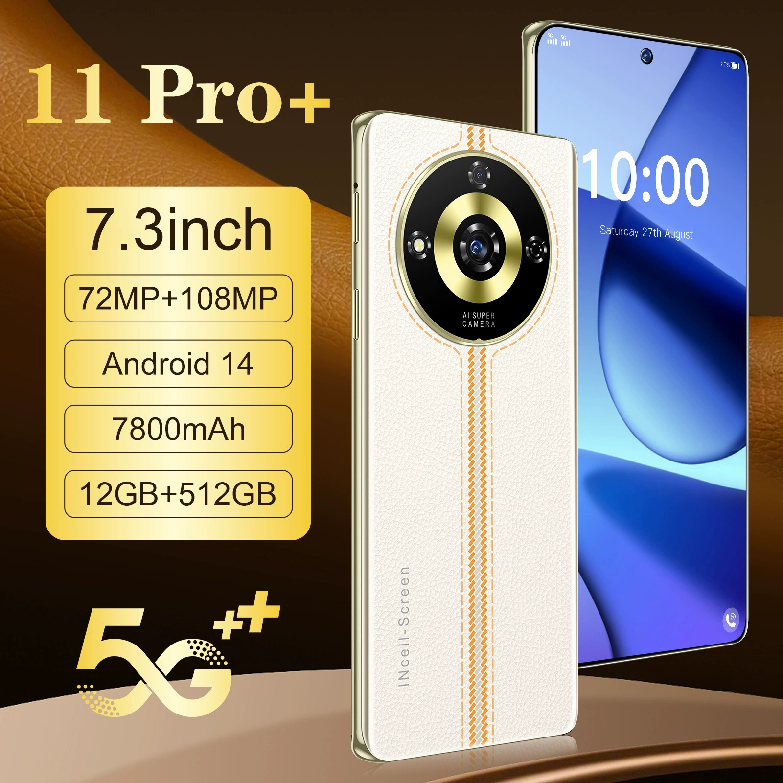 Мобильный телефон 11 Pro+ Android, полноэкранный широкий дисплей, варианты по регионам