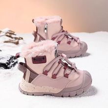 女童雪地靴2025秋冬季新款儿童大棉秋冬加绒加厚女孩包头防撞保暖
