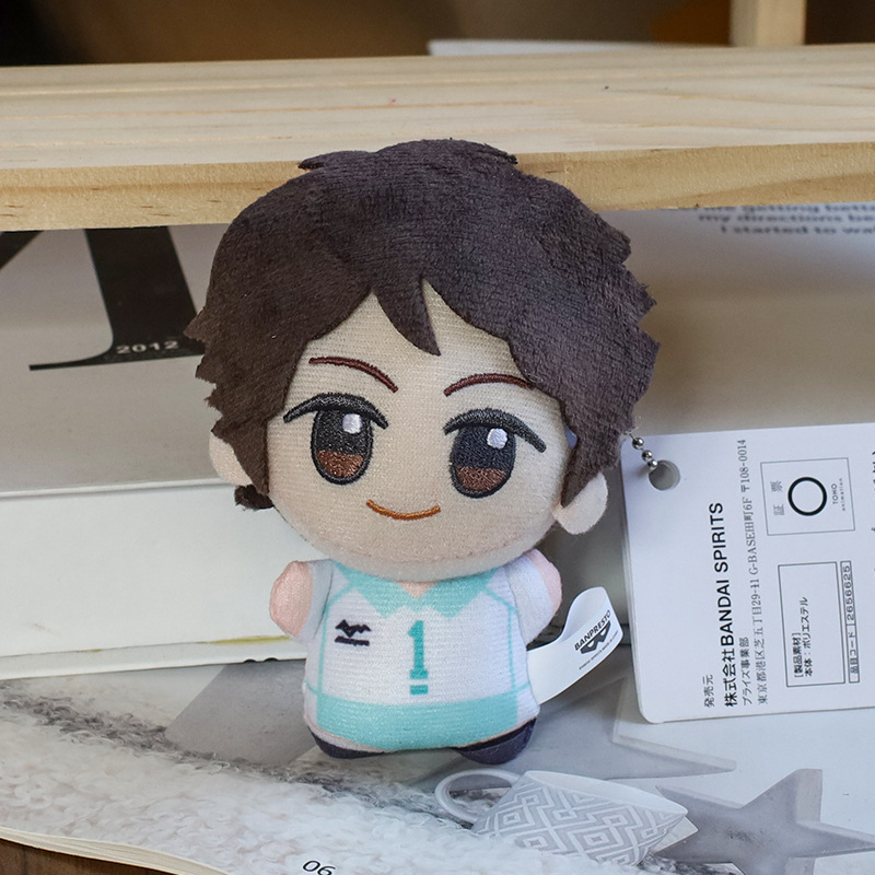 ハイキュー!! バレーボール少年たちのぬいぐるみペンダント、アニメキャラクターフィギュア、バッグ飾り、キーホルダー、漫画風おもちゃ|undefined