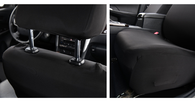 Cooling Ice Silk Full-Cover Elastic Car Seat Cover with Separate Headrest and Seat Cushion, Universal for Driver and Passenger Seats
