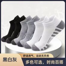 亚马逊篮球袜毛巾底吸汗短袜子短筒专业运动袜训练精英男实战四季