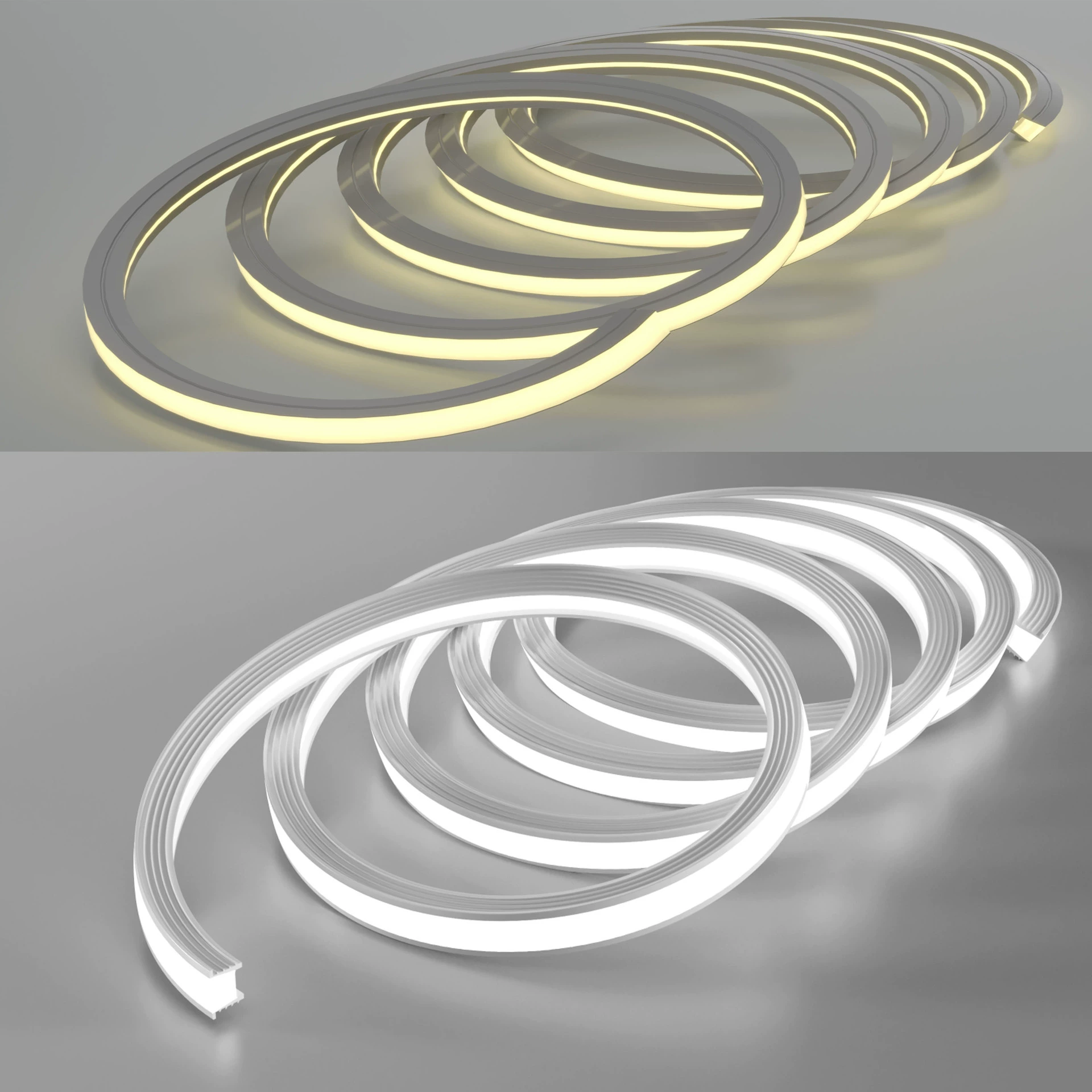 Wholesale 20X15 waterproof flexible linear lamp silicone LED lamp sleeve Silicone line lamp sleev