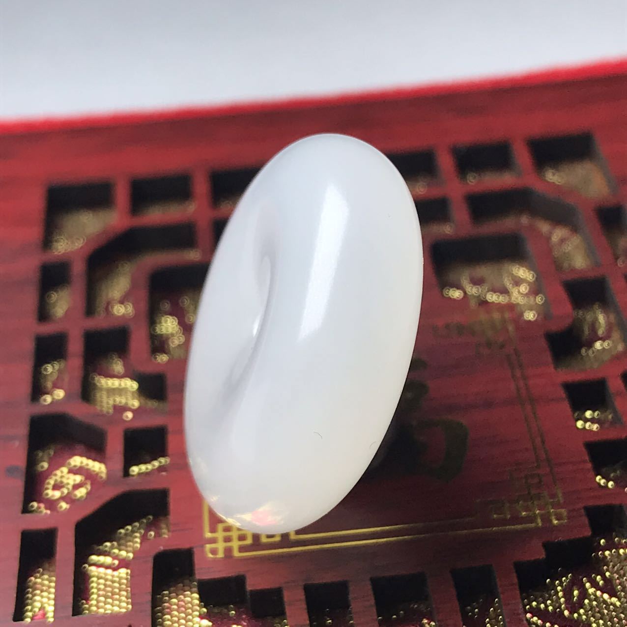 허톈 옥 펜던트 양고기 지방 옥 백옥 평화 버클 옥 펜던트 길조 펜던트 천연 옥 펜던트 남성 및 여성용 옥 펜던트