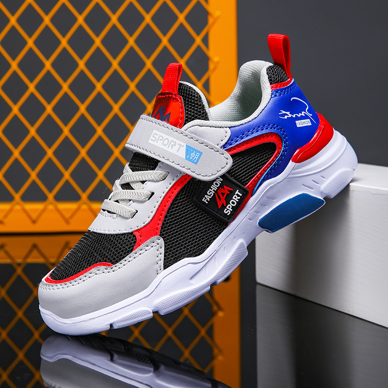 2025 zapatos casuales de cuero de malla zapatos deportivos zapatos casuales para niños zapatos casuales para niños corren nuevos