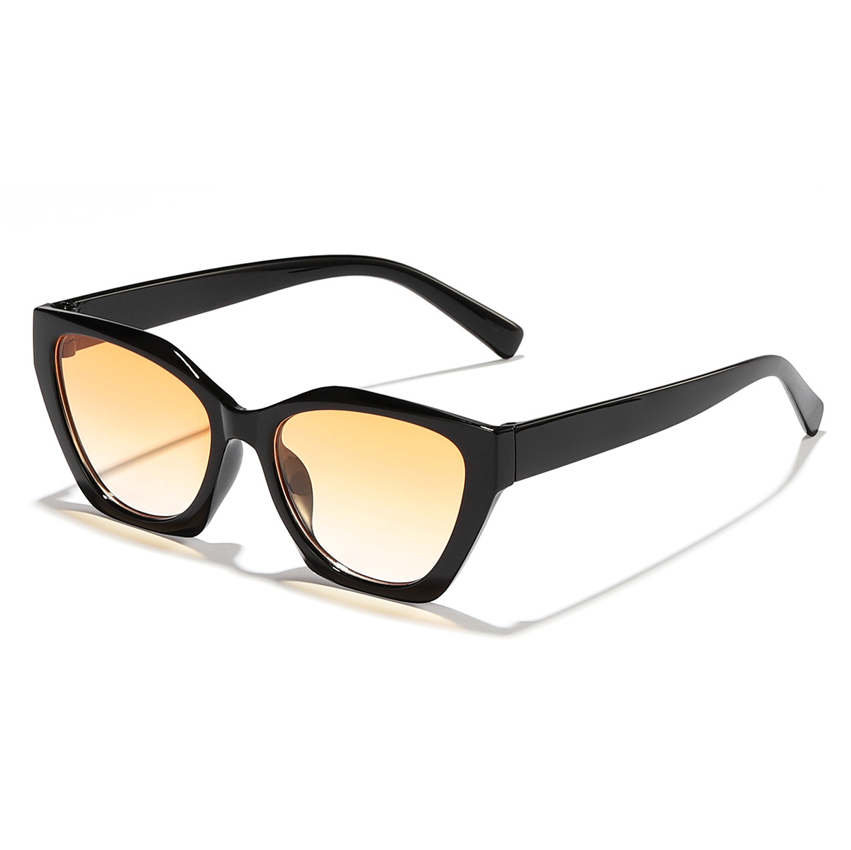 2024 nuevo retro irregular de bordes estrechos de color negro gafas de moda al aire libre protección solar desgaste esencial gafas de sol