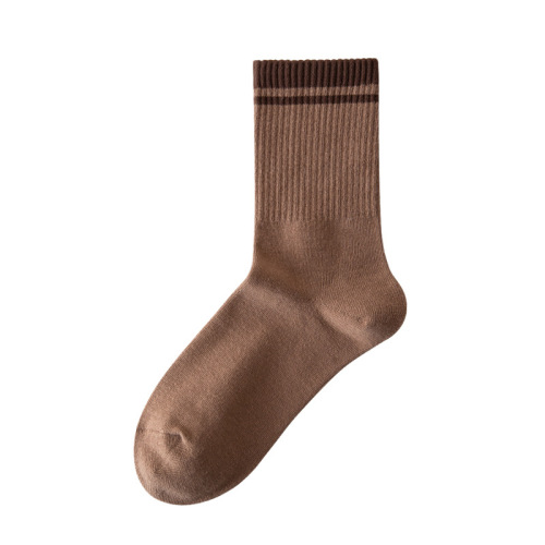 Socks for women in autumn and winter cotton socks mid-tube socks ins trendy long socks internet celebrity sports men's high-waisted long tube socks