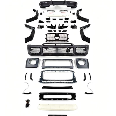 Suitable for Mercedes-Benz W464 G63 G500 2019 Facelift Upgrade to B-Model Body Kit (Big Surrounded)