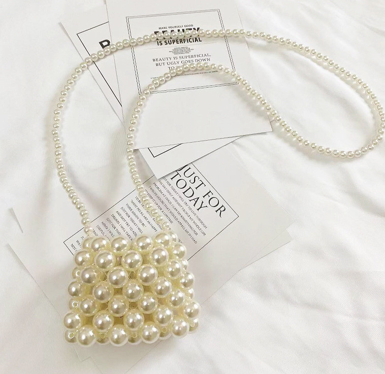 진주 크로스 바디 (완제품)