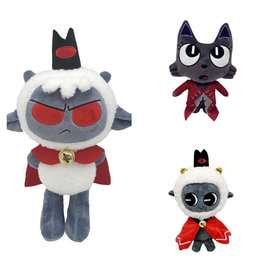 跨境新品cult of the lamb plush咩咩启示录毛绒公仔红眼小羊玩偶