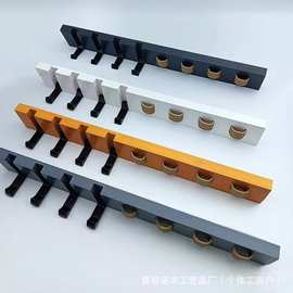 家用木制眼镜收纳架壁挂式钥匙帽子收纳架客厅墙面太阳镜整理架