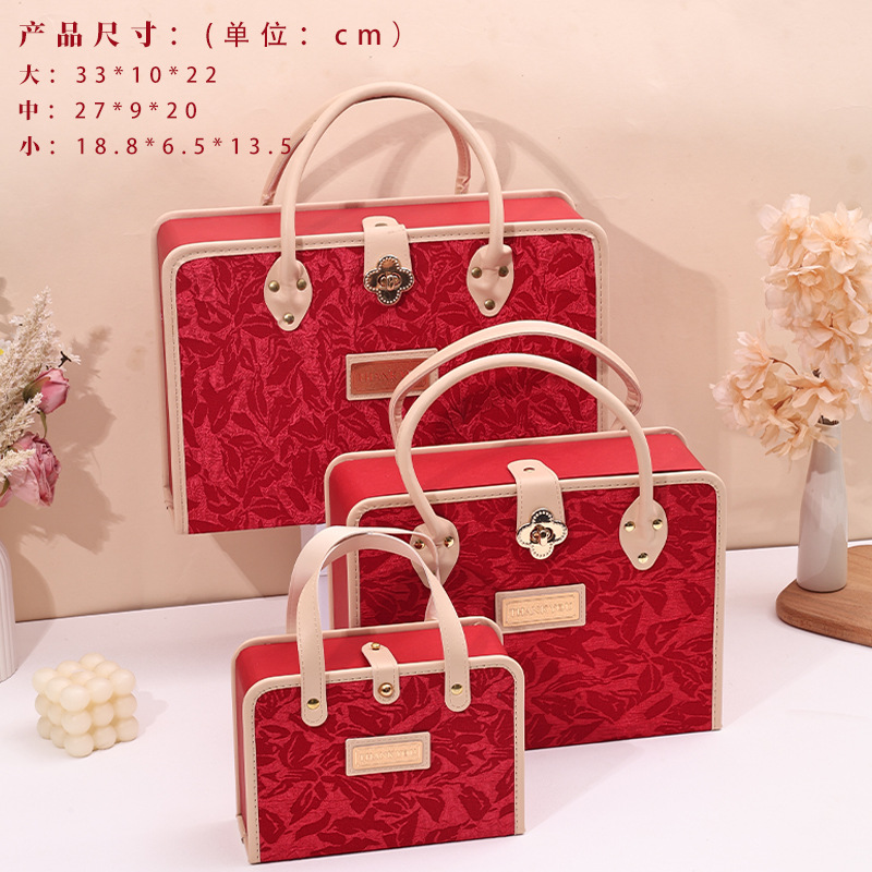 2025 nueva caja de regalo de cumpleaños de alta calidad caja de regalo de lujo ligera caja de regalo de compromiso caja de dulces de boda