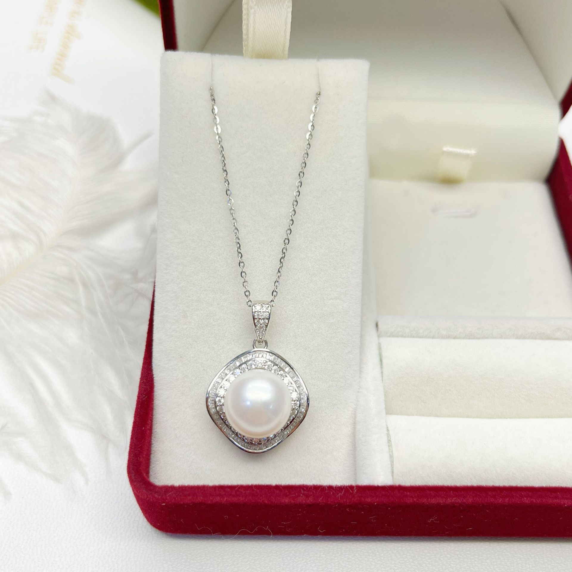 ����ʱ�־��Ƽ�S925�������tianȻ��ˮ�����׹������׹��ָ��װ