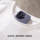Heavy cotton short sleeve T-shirt men's fashion brand summer fashion simple printed top loose five sleeve lovers wholesale