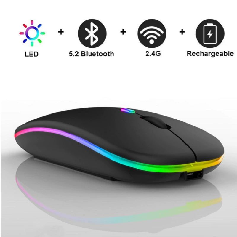 Тонкая мышь с зарядкой, Bluetooth, 0 шт., 4G
