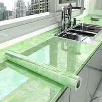 Qqz мраморная кухонная водонепроницаемая и маслостойкая наклейка, утолщенная, устойчивая к высоким температурам, настольная столешница, обои для настольного шкафа, самоклеящиеся влагостойкие