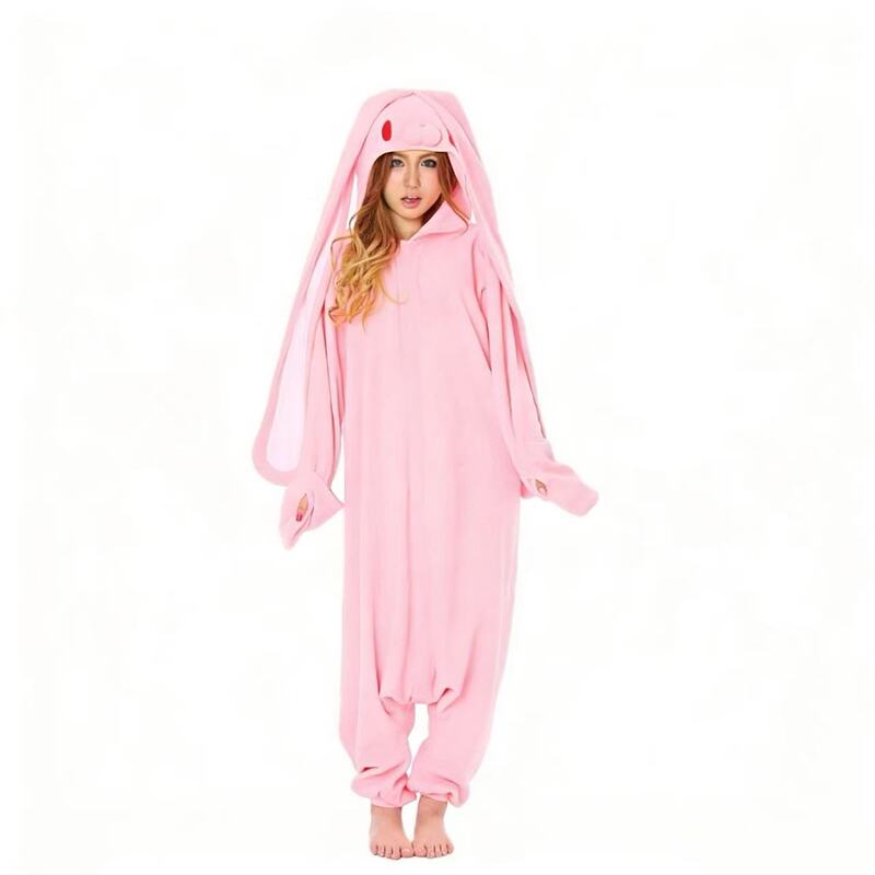 In-Stock Cross-Border Anime Violent Rabbit Cartoon One-Piece Pajamas Halloween Casual Loungewear