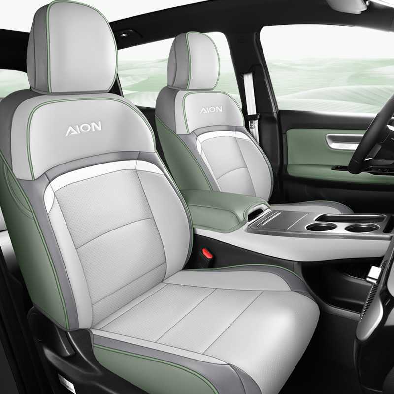 for GAC Aion | Universal Modelə uyğun (Original) oturacaq örtükləri - zero-banana-green-standard-edition-note-car-model-year-rear-row-half-cover