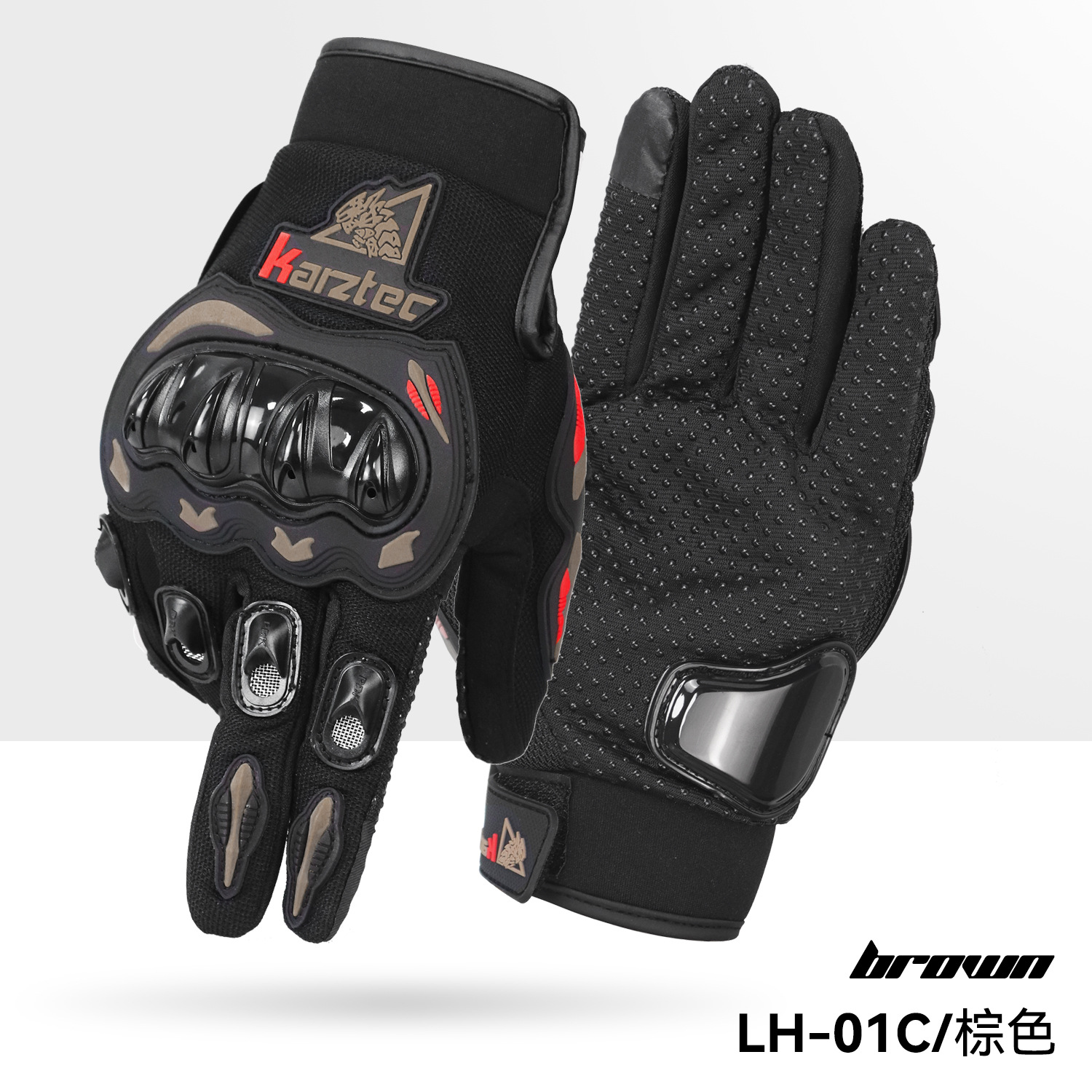 Motocicleta resistente a las caídas guantes anticolisión hombres y mujeres verano primavera y otoño Four Seasons pantalla táctil universal todoterreno motocicleta Knight