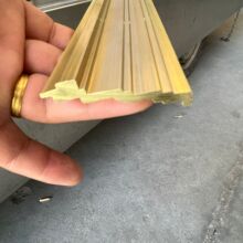 东莞异形黄铜条来图定制开模加工 灯具装饰用排 定制黄铜条