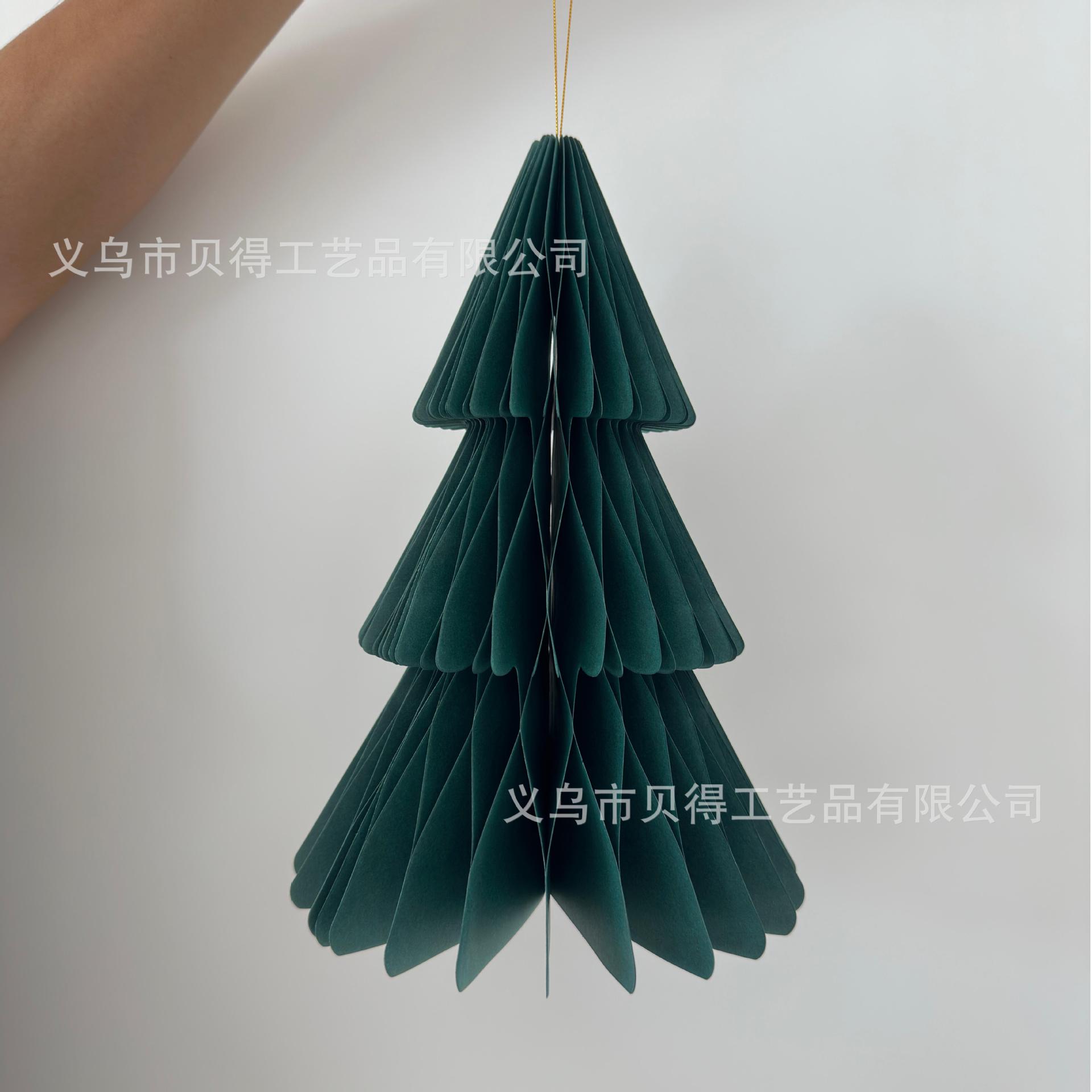 Decoraciones de Navidad, adornos de árbol de Navidad, colgantes de Navidad plegables, adornos de árbol de Navidad, árbol de mesa, árbol de Navidad