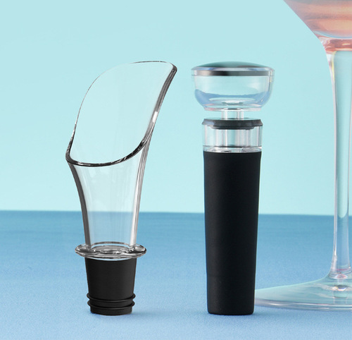  Factory New Wine Stopper Set Cross-Border Exhibition Souvenir Red Wine Pourer Vacuum Wine Stopper Gift Box