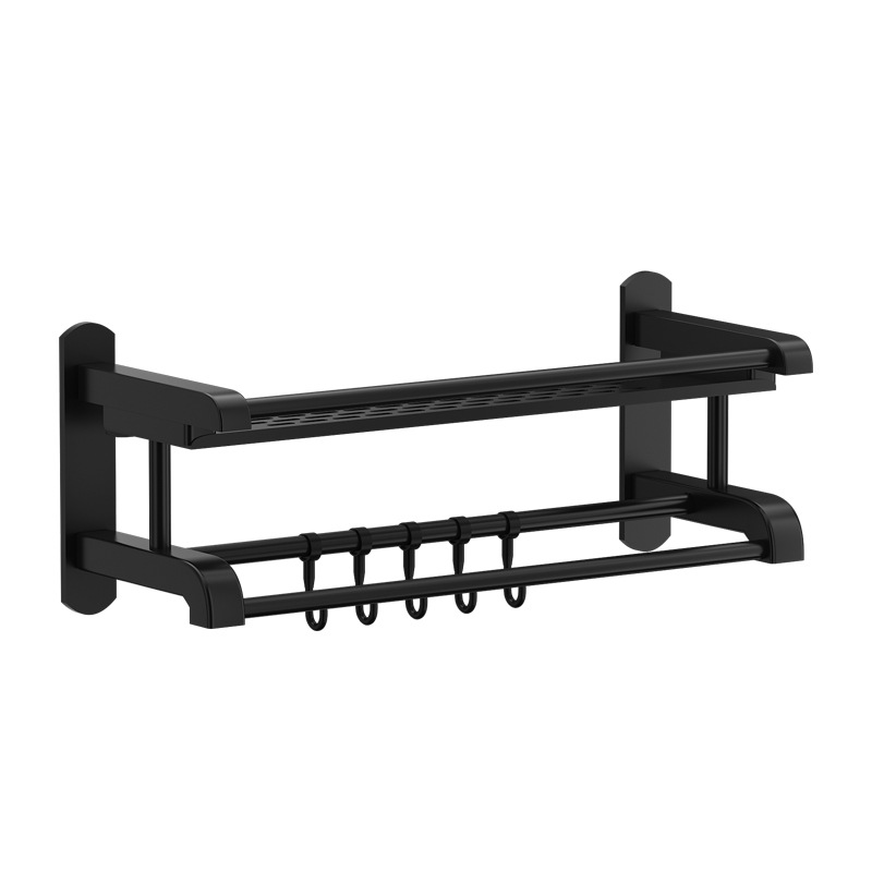 Bathroom shelf, washbasin without drilling towel rack toilet bathroom storage shower bathroom wall-mounted shelf
