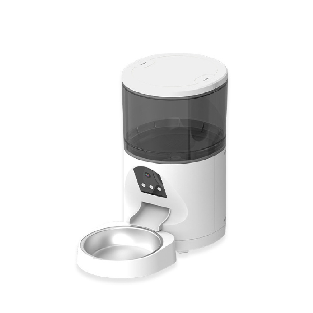 Alimentador de video inteligente transfronterizo HD remoto video de gran angular doméstico para gatos y perros alimentador automático de mascotas