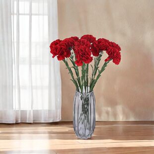 Nordic style single carnation artificial flower Mother's Day gift home hotel leisure hall decoration artificial flower ornaments