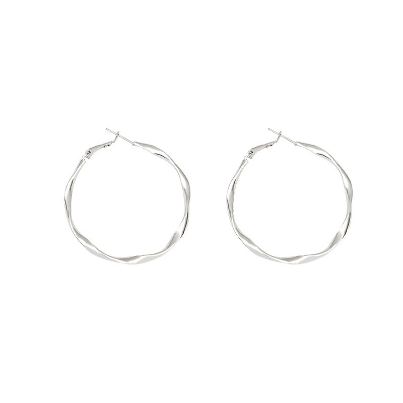 Earrings, silver 925 sample, European style, assorted hoops and studs, lightweight