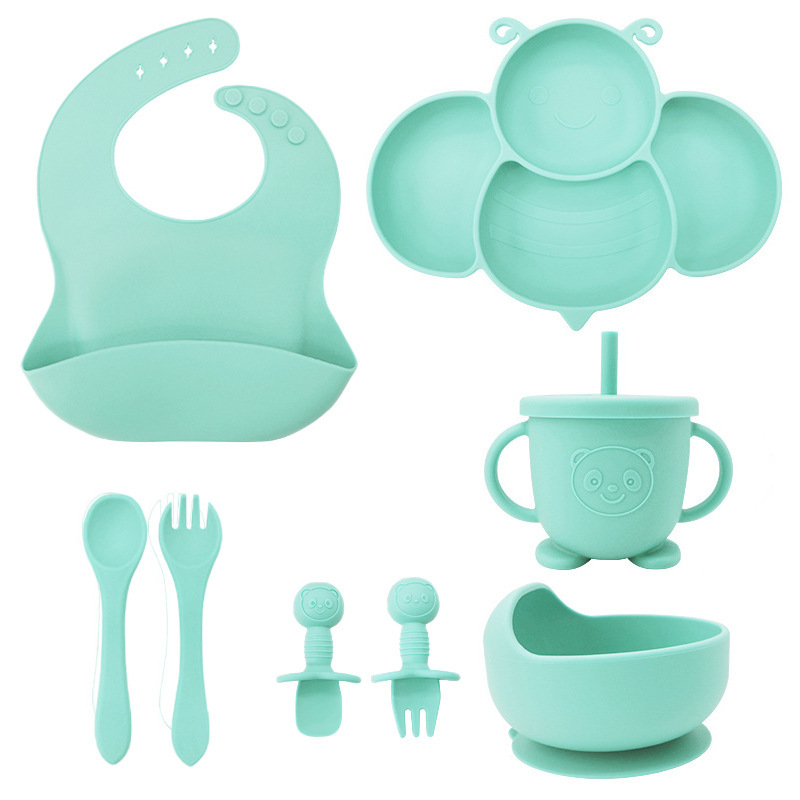 Bee Baby Plate Plate División Plate Baby Chuck Plate Plate Pla