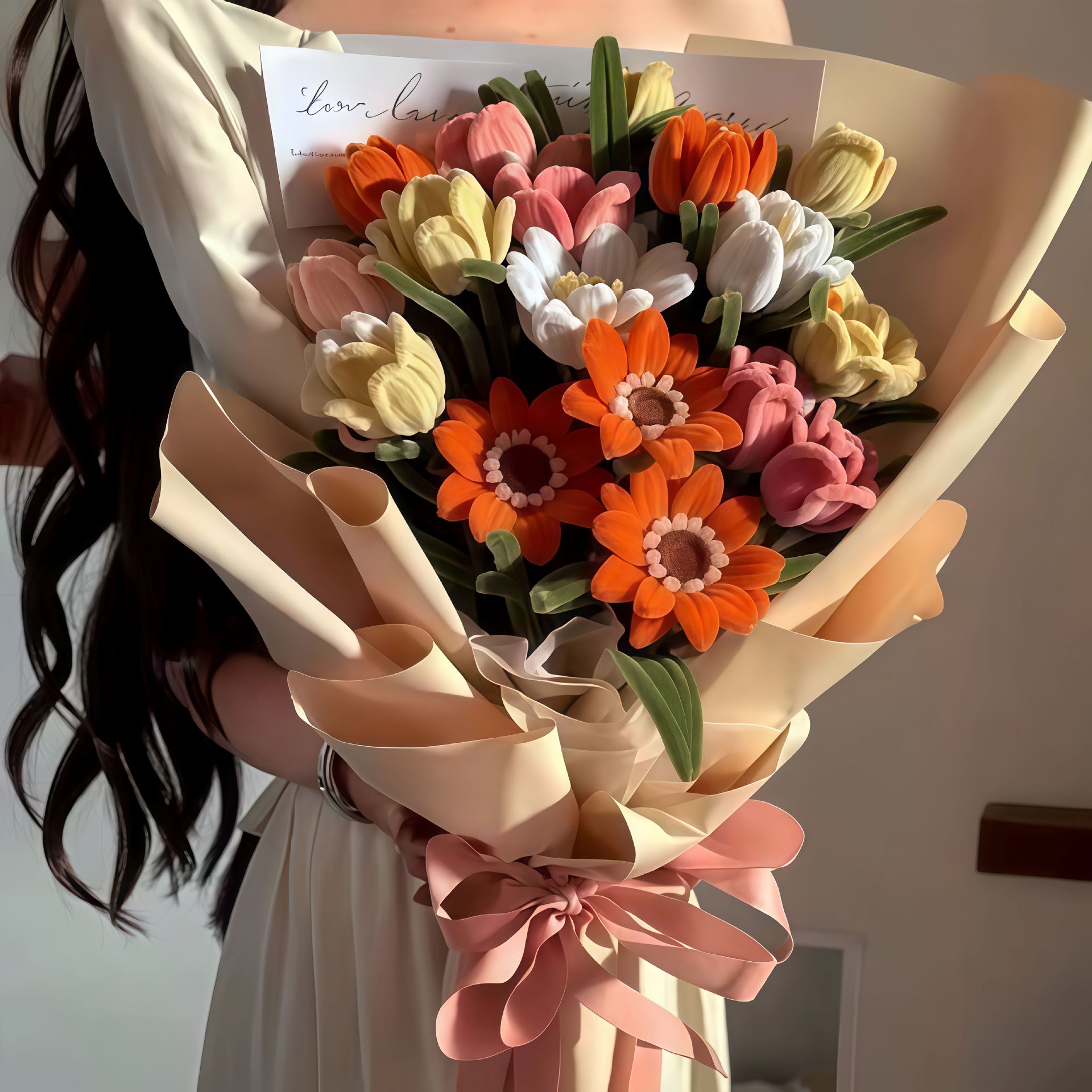 오렌지 해바라기 믹스 앤 매치 재료 팩