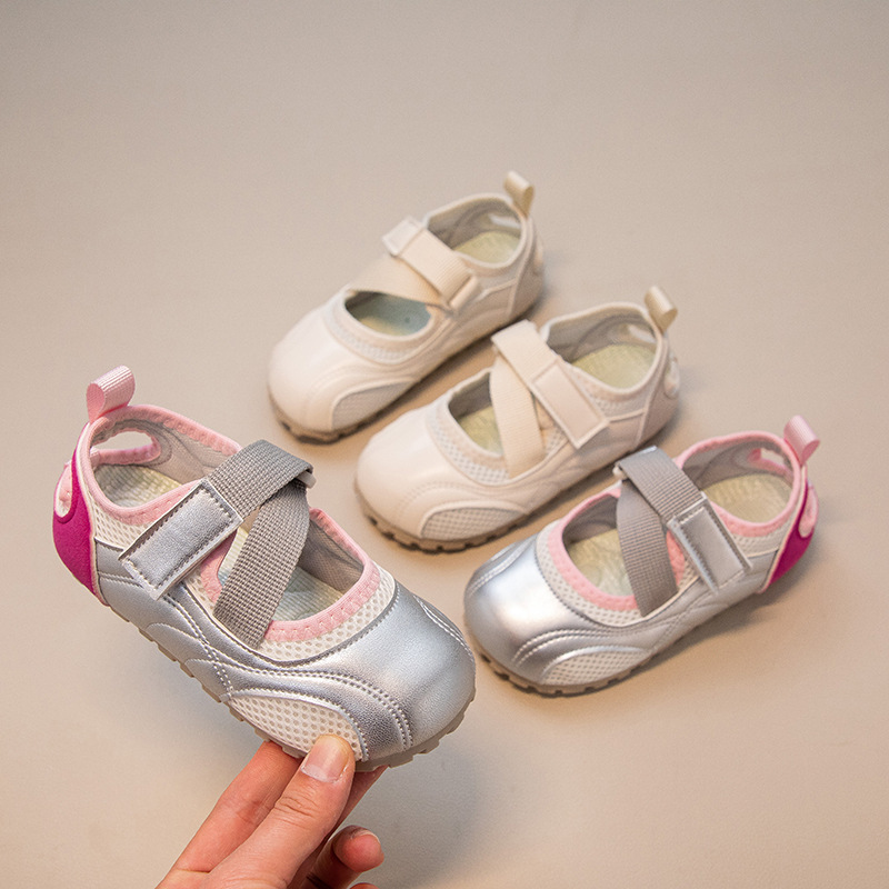 女の子バレエスタイルトレーニングシューズ 2025 秋の新女の子メリージェーンスニーカープリンセス浅口ベビーサンダル|undefined
