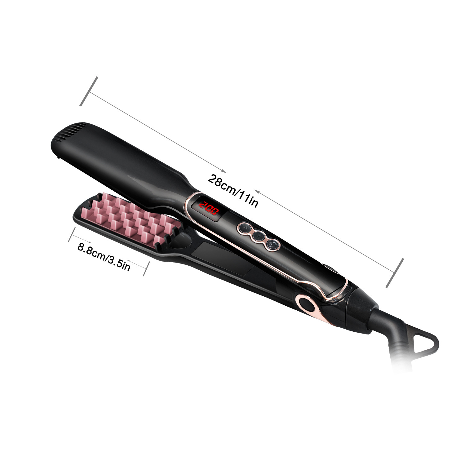 Professionelle Keramik Glättbürste Und Lockenstab Für Das Haar_voghion.com
