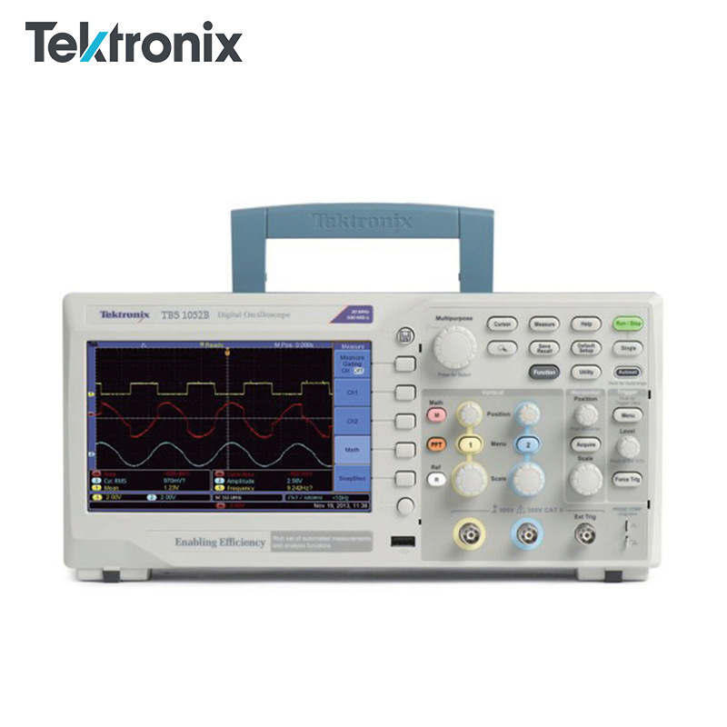 泰克Tektronix数字存储示波器TBS1202B 双通道基础示波器2g采样率
